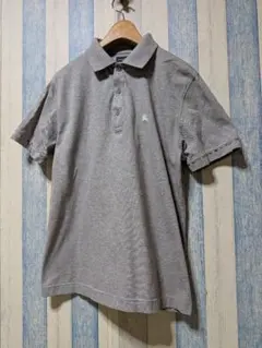 BURBERRY GOLF ポロシャツ MEN-Lサイズ グレー