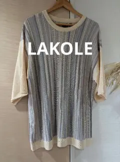 LAKOLE　ラコレ　クージーニットTシャツ