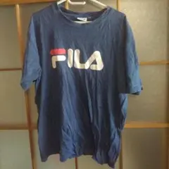 FILA ネイビー Tシャツ Lサイズ　男女兼用のサムネイル
