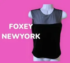 フォクシーニューヨーク　FOXEY NEWYORK 袖なし　トップス　サイズ40のサムネイル