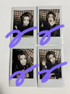 0.1gの誤算　河村友雪　過去チェキ4枚セット