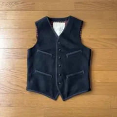 DENIM&SUPPLY RALPH LAUREN ウールベスト 裏地チェック