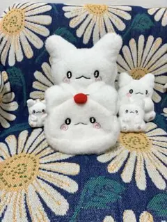 一番くじ はなまるおばけ BIGぬいぐるみとクリアファイル 2点まとめ