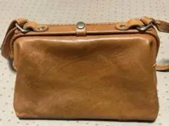 zucchero 本革ショルダーバッグ オレンジ