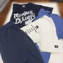 【4着まとめ売り】ユニクロ H&M ルフィ ミッキー ハーフパンツ サイズ色々