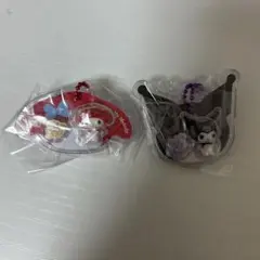 サンリオキャラクターズ　パッケージチャーム　シークレットマイメロディ＆クロミ