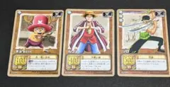 ONE PIECE【ルフィ・チョッパー・ゾロ】３枚セット