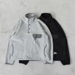 and wander sweat pullover グレー サイズLのサムネイル
