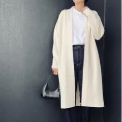 UNIQLO スフレヤーン　ニットコート（スムース）　Lサイズ　未使用タグ付き