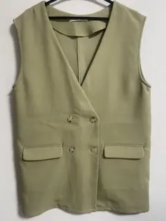 archives ピスタチオ ダブルボタン ベスト