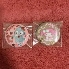 サンリオキャラクター ピンバッジ 2個セット