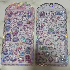 シマエナガ&Rosette ボンボンドロップシール　ユニコーン