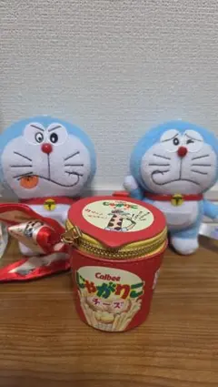 ドラえもん2個&じゃがりこキーホルダーセット