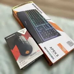 SteelSeries Apex3+Sensei310セット 箱付のサムネイル