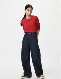 UNIQLO バギーカーブジーンズ 丈短め / WOMEN 21