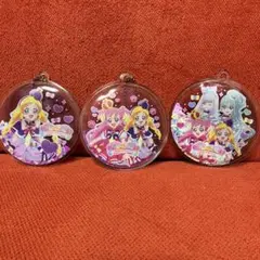 わんだふるぷりきゅあ！　きらきらシャカシャカチャーム　名札　かっぱ寿司　3点