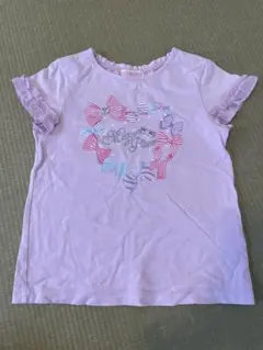 ⭕️mezzo piano⭕️メゾピアノ リボン柄 Tシャツ　120cmのサムネイル
