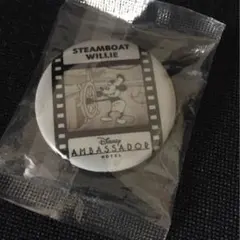 ディズニー アンバサダーホテル ミッキー缶バッジ