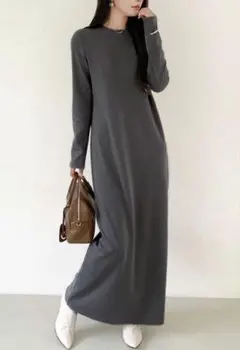 Dark Angel ロングワンピース M チャコール