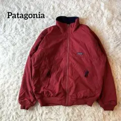 90s Patagonia シェルドシンチラ USA製 レッド L フリース
