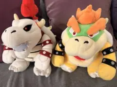 スーパーマリオ　クッパ　ほねクッパ　ぬいぐるみSのサムネイル