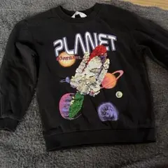 H&M 宇宙テーマ トレーナー 110/116