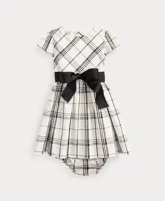 【期間限定値下げ】ラルフローレン 24M プラッドタフタ・ドレス＆ブルマー