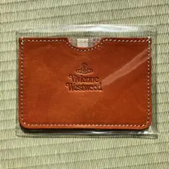 未使用 Vivienne Westwood カードケース レザー キャメル