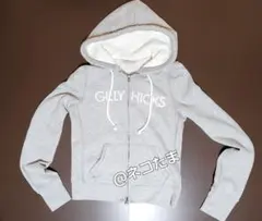 【美品】Gilly Hicks　フードパーカー　US:M グレー