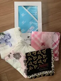 ハンカチ5枚セット バーバリーused