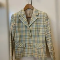 BURBERRYチェック柄テーラードジャケット