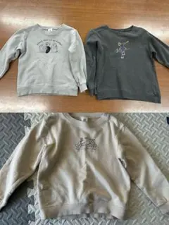 devirock イラスト付きトレーナー 120cm 3点セット