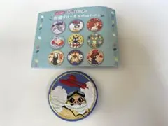 ジブリ/刺繍缶バッジ/ポニョ/トトロ/ラピュタ/テト/ポルコ/紅の豚 ジブリ/刺繍缶バッジ/ポニョ/トトロ/ラピュタ/テト/ポルコ/紅の