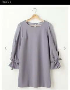 INGNI イング 袖割れワンピース 長袖 薄紫 Mサイズ