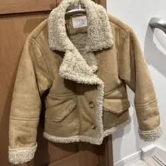 zara kids ボアムートンコート　サイズ134