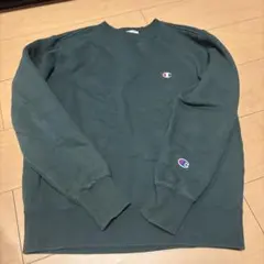 Champion ダークグリーン スウェット Mサイズ