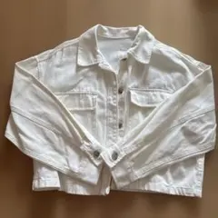 GU ホワイトデニムジャケット Mサイズ