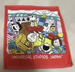 ユニバーサルスタジオジャパン スヌーピー ハンカチ ハンドタオル