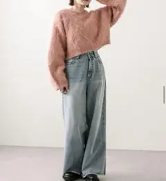 ウールシャギーニット