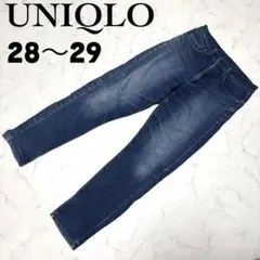 【ユニクロ】デニム　ジーンズ　ストレッチ　メンズ　28〜29