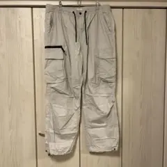 H&M RELAXED FIT カーゴパンツ ライトグレー Lサイズのサムネイル