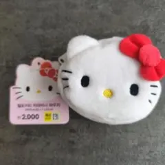 【新品未使用】 韓国ダイソー限定 キティ　カラビナ付きポーチのサムネイル