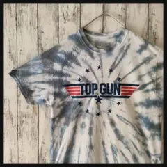 アメリカ古着　半袖Tシャツ　TOP GUN　M　　タイダイ柄
