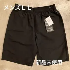 新品未使用　ハーフパンツ　メンズＬＬ ブラック　短パンのサムネイル