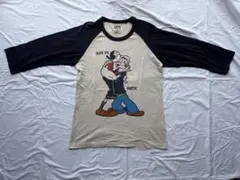 UNIQLO ユニクロ POPYE ポパイ 7部丈 ラグラン Tシャツのサムネイル