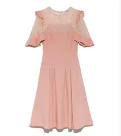 snidel レース切り替えワンピース