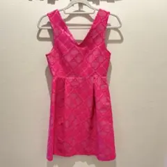 【週末SALE】 MAISON DE SHANTI ピンクワンピース メゾシャン