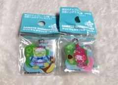 明治　サンリオキャラクターズ　オリジナルアクリルキーホルダー　2点セット