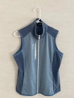 美品　ラルフローレン　RLX 　フルジップベスト 青色