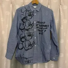 コムデギャルソンシャツ　ミッキーマウスプリントシャツ
